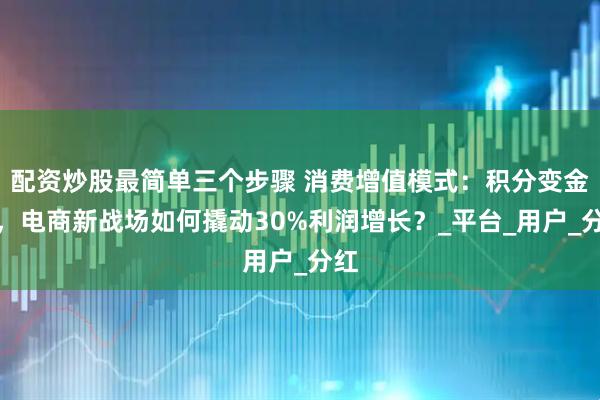配资炒股最简单三个步骤 消费增值模式：积分变金矿，电商新战场如何撬动30%利润增长？_平台_用户_分红
